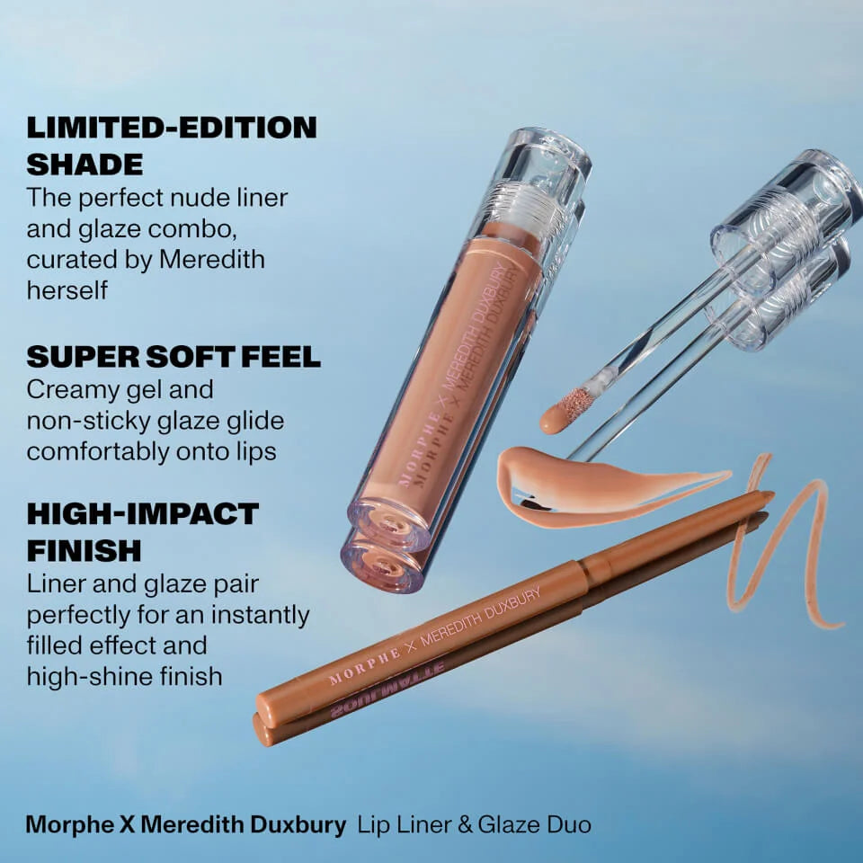 Morphe × Meredith Duxbury Lip Liner & Lip Glaze Duo- Groove